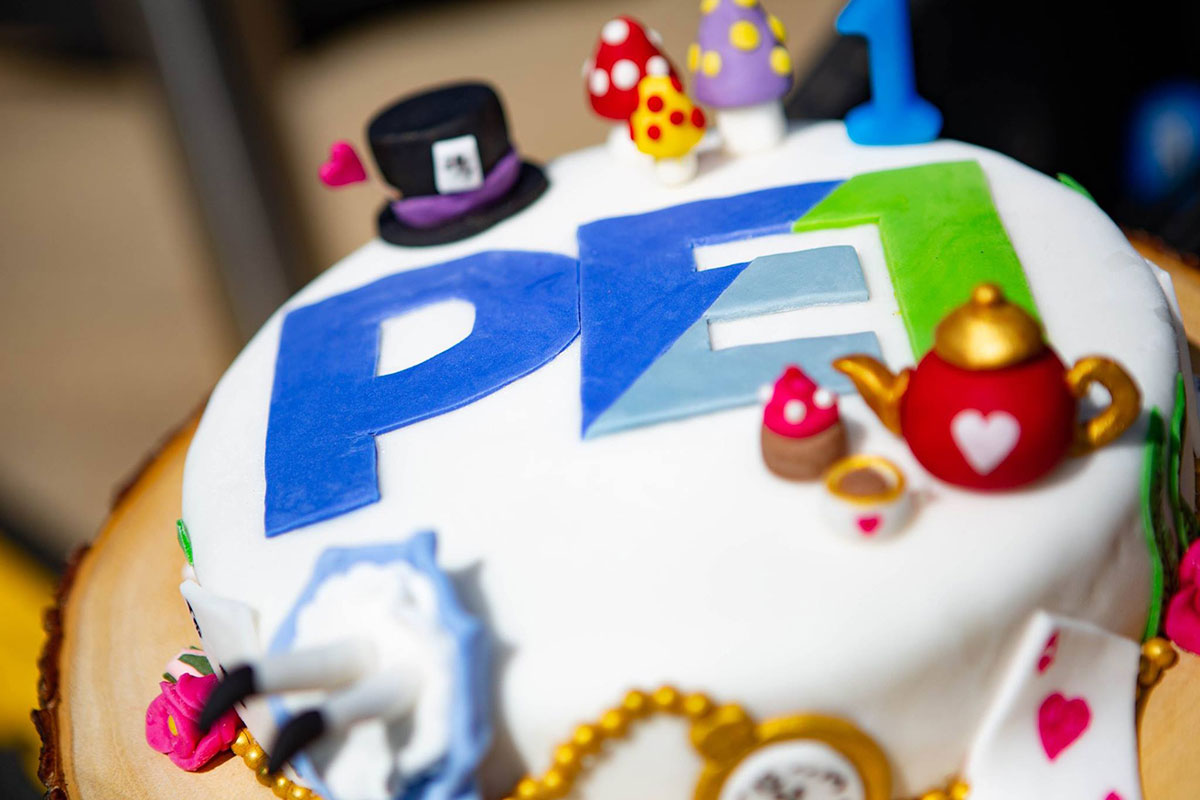 PE1s 1st Anniversary Cake